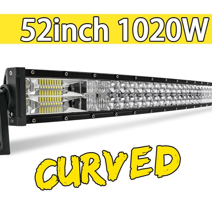 Willpower 22/32/42/52 inch Curved LED Bar 540W 675W Combo Offroad